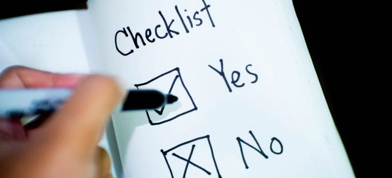 A checklist- helps make moving in Northern Virginia time-efficient
