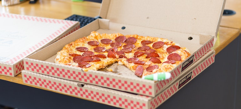 Ordering pizza will make your unpacking process fun