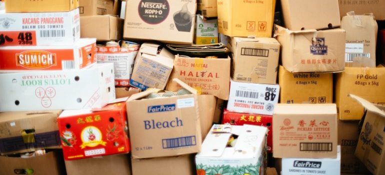 Unorganized boxes in the storage can be one of the biggest storage mistakes 